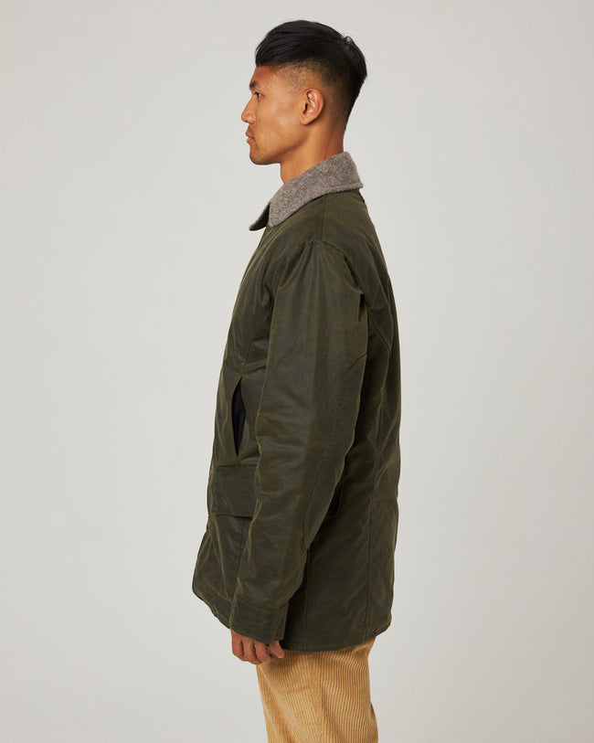 Peregrine Field Coat - Olive-Men&#39;s Coats-Brooklyn-Vancouver-Yaletown-Canada
