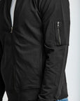 Easy Mondays-Fleece Bomber Jacket-Graphite FW23-Men's Jackets-Yaletown-Vancouver-Surrey-Canada