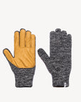 Upstate Stock Ragg Wool Full Finger W/Deerskin FW23-Men's Accessories-M-Oatmeal-Yaletown-Vancouver-Surrey-Canada