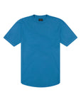 Goodlife Supima Scallop Crew Tee Mykonos Blue-Men's T-Shirts-Yaletown-Vancouver-Surrey-Canada