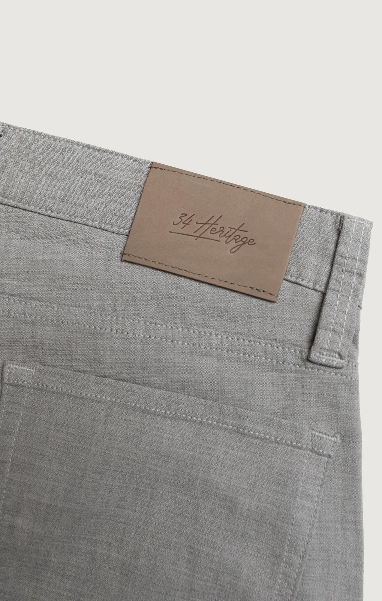 34 Heritage Courage Lt Grey Linen Luxe-Men's Pants-Brooklyn-Vancouver-Yaletown-Canada