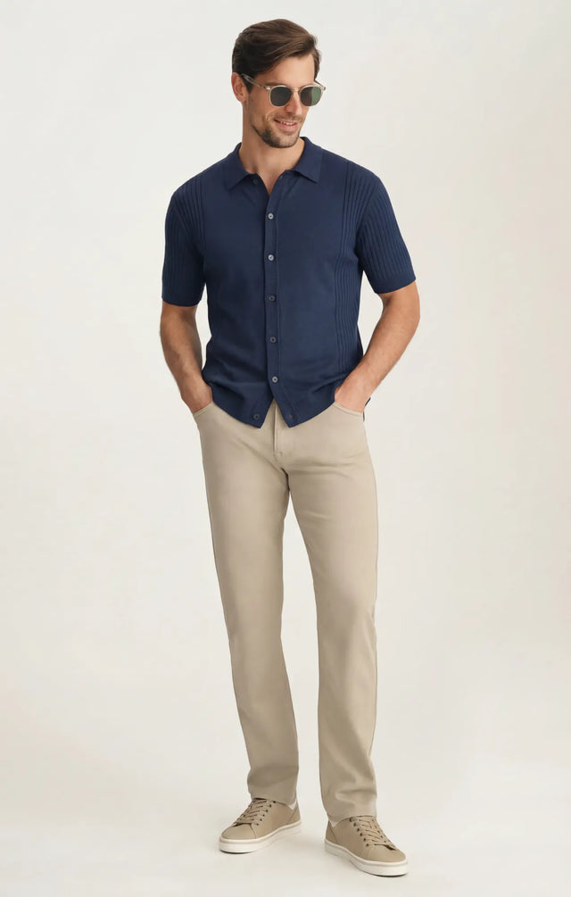 34 Heritage Button Down Sweater Dress Blues-Men's Sweaters-Brooklyn-Vancouver-Yaletown-Canada