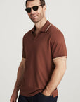 34 Heritage Riviera Polo Cappuccino-Men's T-Shirts-Brooklyn-Vancouver-Yaletown-Canada
