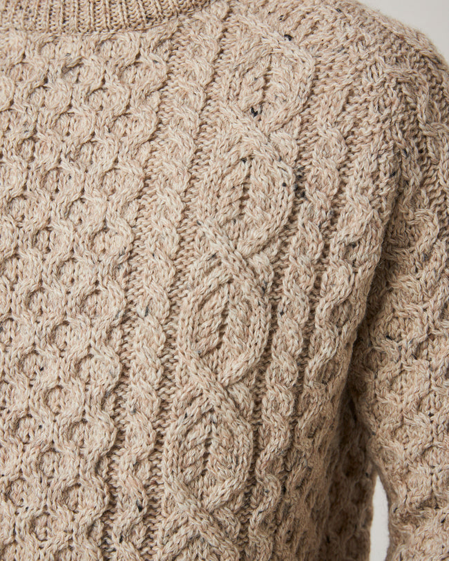 Peregrine Hudson Aran Jumper - Skiddaw-Men's Sweaters-Brooklyn-Vancouver-Yaletown-Canada