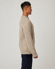 Peregrine Hudson Aran Jumper - Skiddaw-Men's Sweaters-Brooklyn-Vancouver-Yaletown-Canada