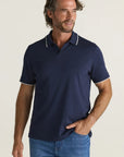34 Heritage Riviera Polo Navy-Men's T-Shirts-Howard-Surrey-Canada