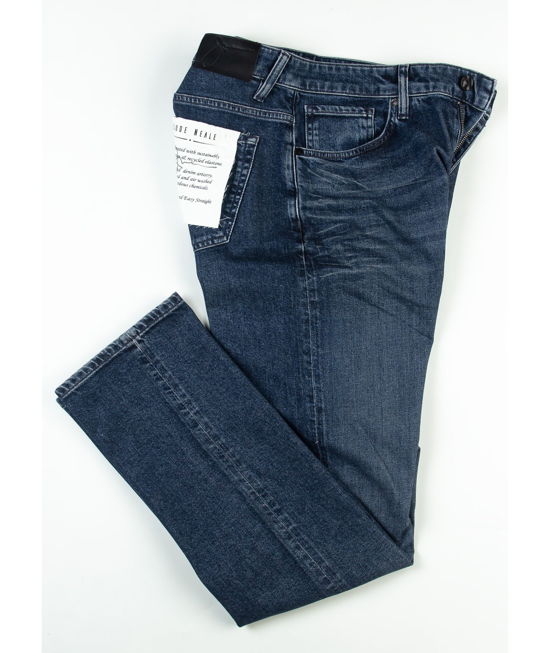 Jude Neale Bowie Aegean- Regular Straight Leg-Men's Denim-Brooklyn-Vancouver-Yaletown-Canada