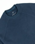 Jude Neale Rogan Waffle Long Sleeve - Marine Blue-Men's Shirts-Brooklyn-Vancouver-Yaletown-Canada