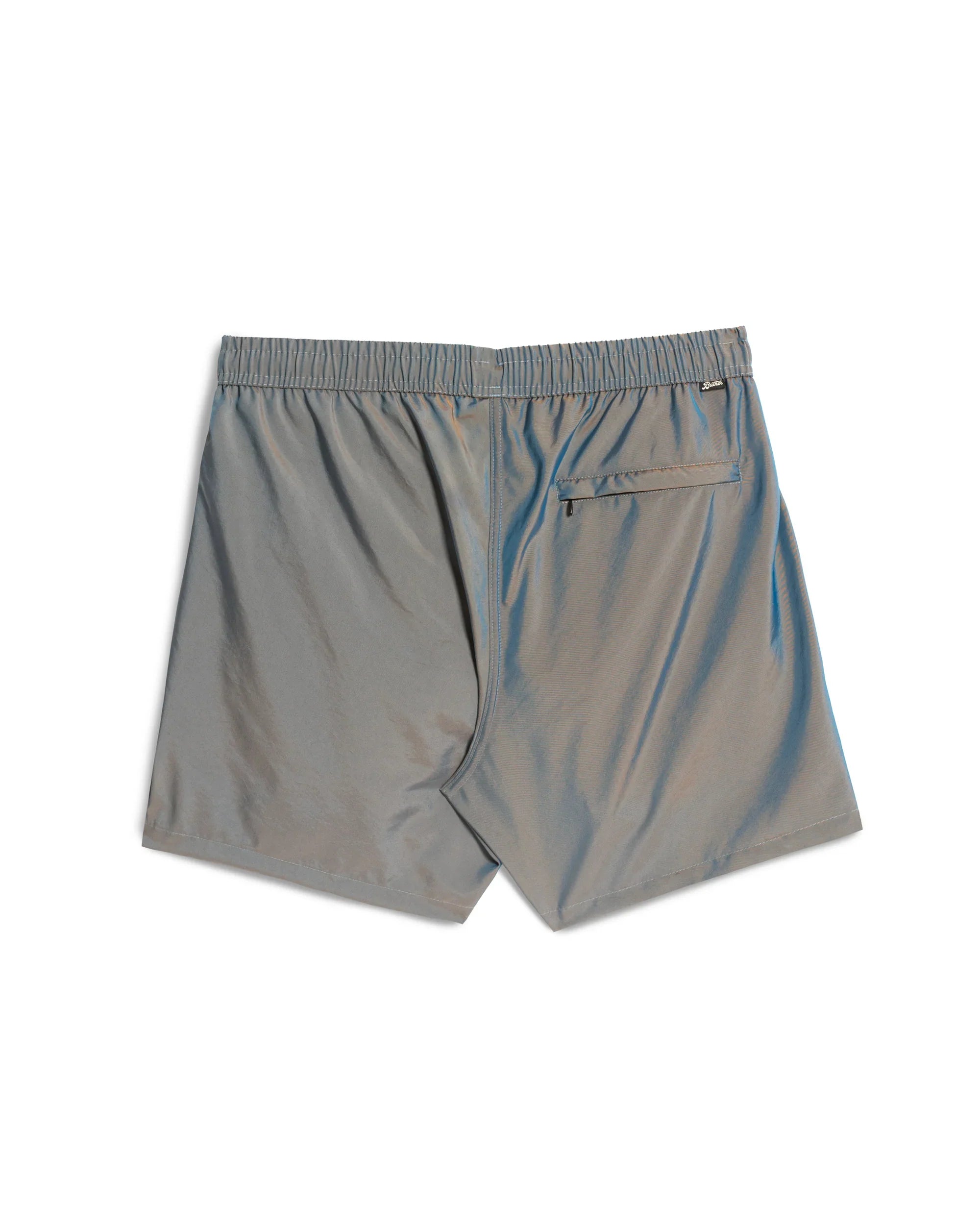 Bather Ore Iridescent Modern Trunk - Grey-Men's Shorts-Brooklyn-Vancouver-Yaletown-Canada