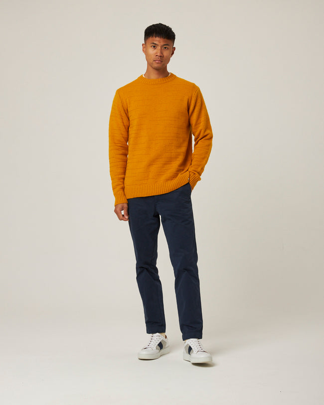 Peregrine Intercity Crew Jumper - Honey-Men&#39;s Sweaters-Brooklyn-Vancouver-Yaletown-Canada