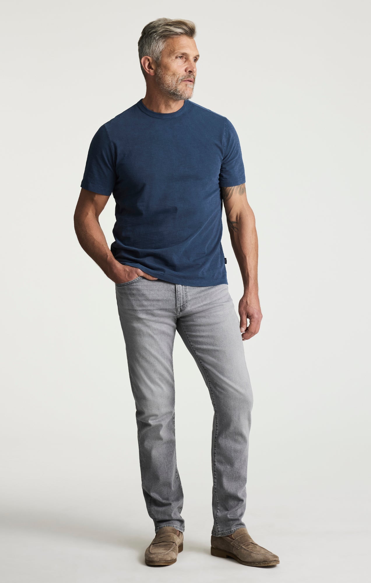 34 Heritage Courage Lt Smoke Brushed Urban-Men's Pants-Brooklyn-Vancouver-Yaletown-Canada