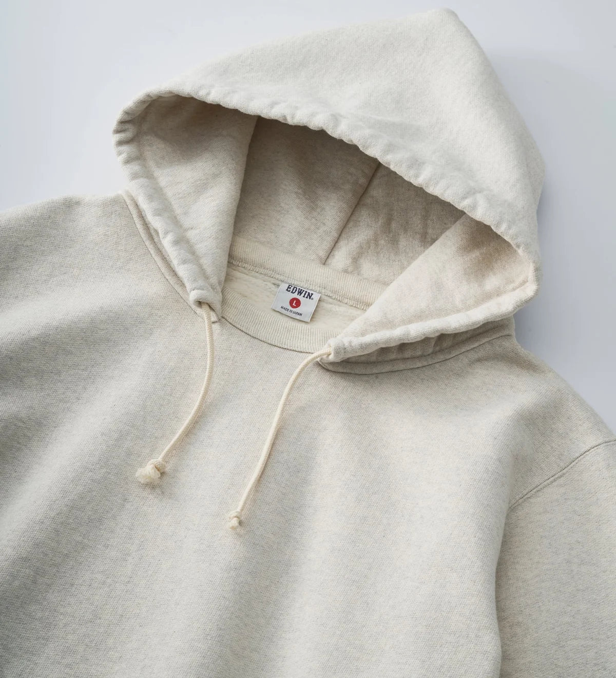 Edwin Kst070-34 Hoodie - Oatmeal-Men's Sweatshirts-Brooklyn-Vancouver-Yaletown-Canada