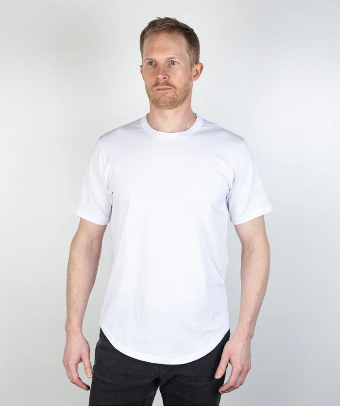 Jude 100% Pima Cotton SS Kris T-Shirt White-Men's T-Shirts-Brooklyn-Vancouver-Yaletown-Canada