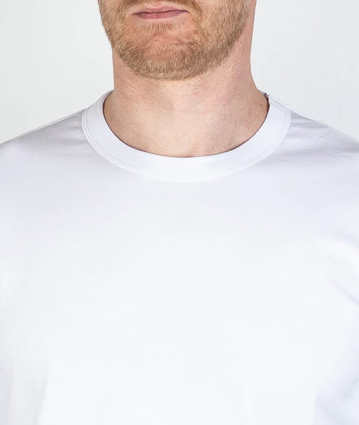Jude 100% Pima Cotton SS Kris T-Shirt White-Men's T-Shirts-Brooklyn-Vancouver-Yaletown-Canada