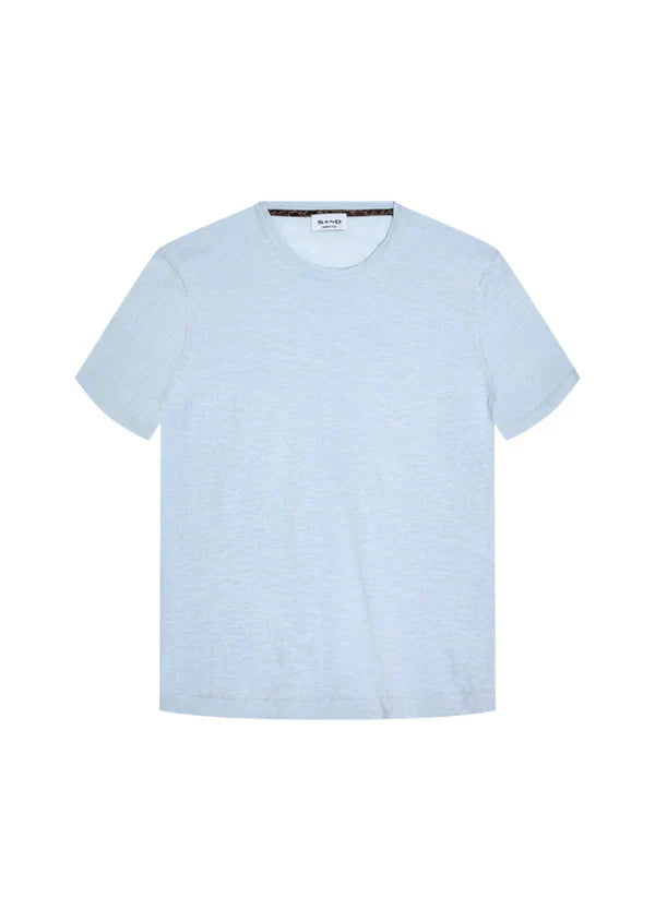 Sand LinenT-Shirt - Lt Blue-Men's T-Shirts-Brooklyn-Vancouver-Yaletown-Canada