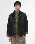 Barbour Os Transport Wax Jacket - Black-Men's Coats-Brooklyn-Vancouver-Yaletown-Canada