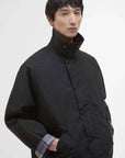 Barbour Os Transport Wax Jacket - Black-Men's Coats-Brooklyn-Vancouver-Yaletown-Canada