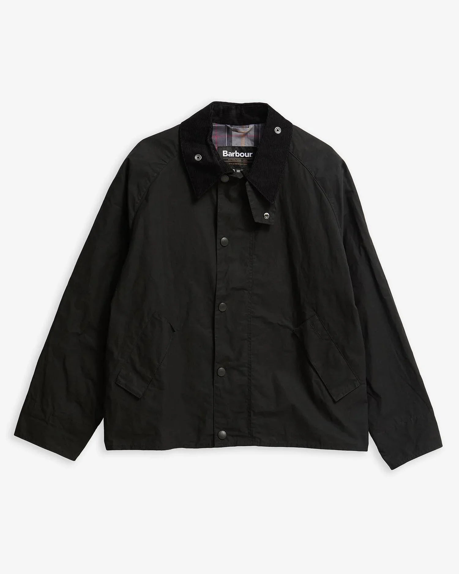 Barbour Os Transport Wax Jacket - Black-Men's Coats-Brooklyn-Vancouver-Yaletown-Canada