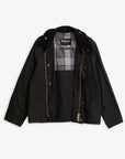 Barbour Os Transport Wax Jacket - Black-Men's Coats-Brooklyn-Vancouver-Yaletown-Canada