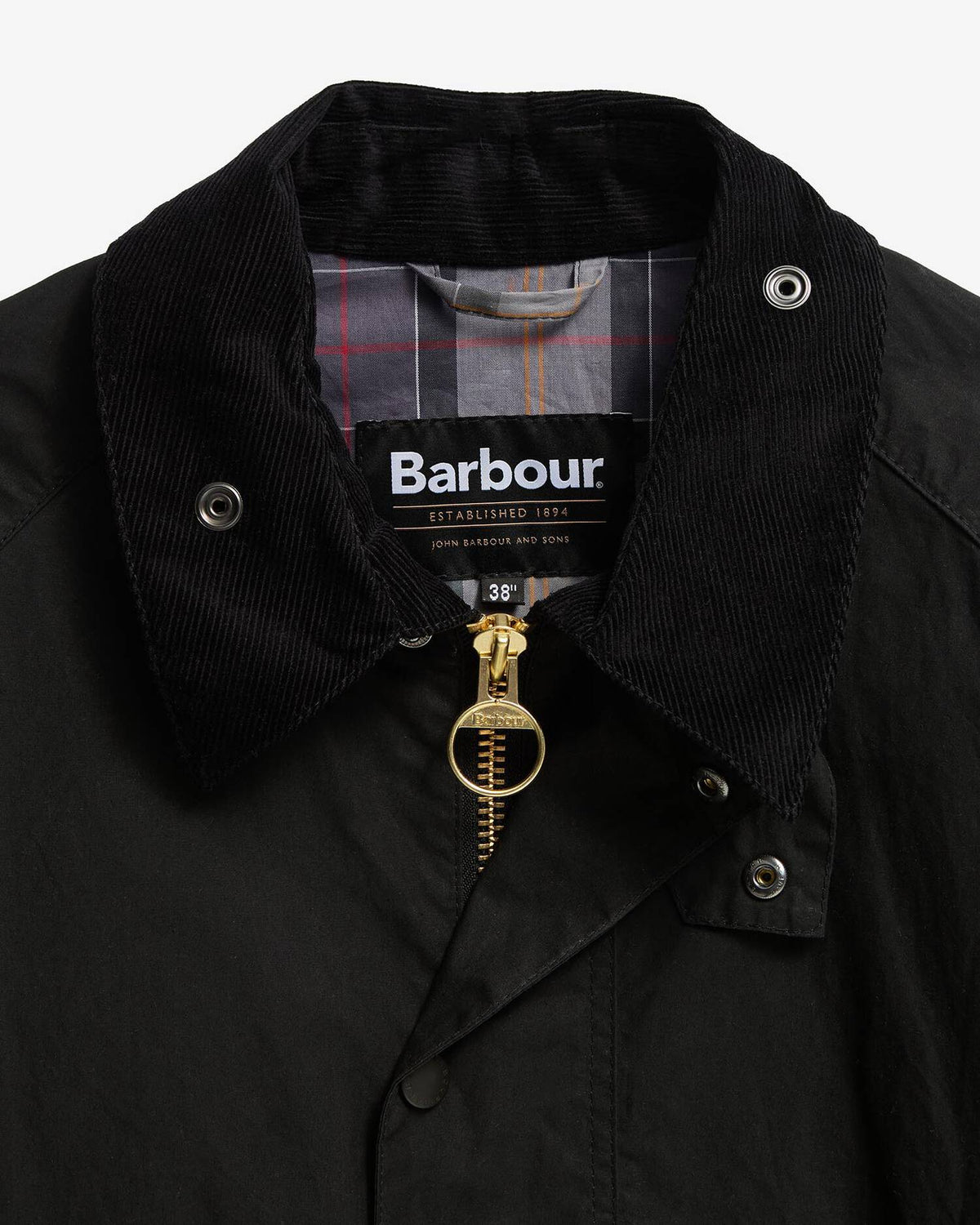 Barbour Os Transport Wax Jacket - Black-Men's Coats-Brooklyn-Vancouver-Yaletown-Canada