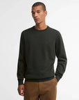 Barbour Pima Cotton Crewneck Sweater - Sage-Men's Sweaters-Brooklyn-Vancouver-Yaletown-Canada