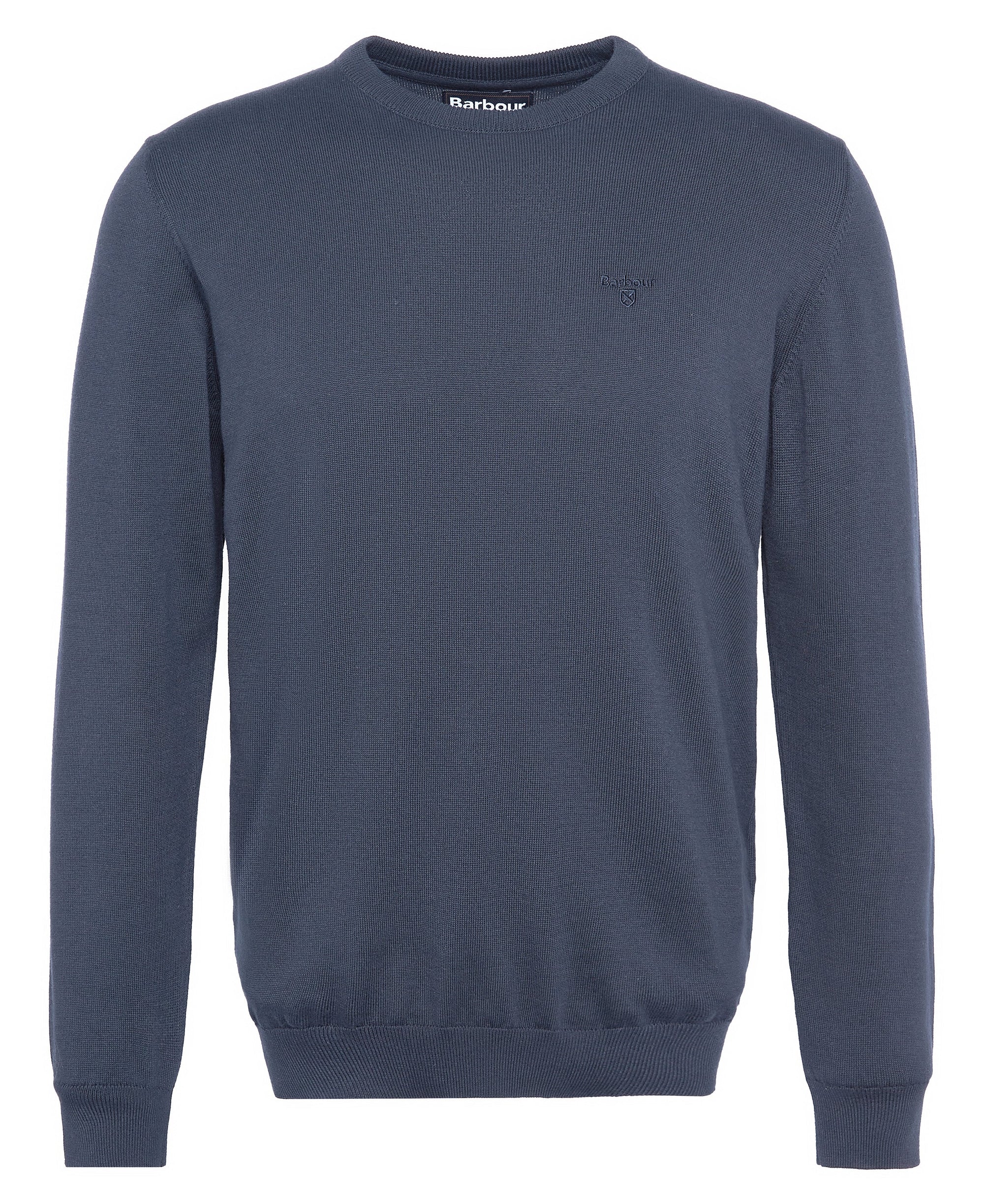 Barbour Pima Cotton Crewneck Sweater - Navy-Men's Sweaters-Brooklyn-Vancouver-Yaletown-Canada