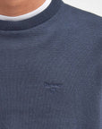 Barbour Pima Cotton Crewneck Sweater - Navy-Men's Sweaters-Brooklyn-Vancouver-Yaletown-Canada