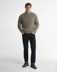 Barbour Horseford Crew Neck Jumper - Shadow Green-Men's Sweaters-Brooklyn-Vancouver-Yaletown-Canada