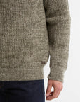 Barbour Horseford Crew Neck Jumper - Shadow Green-Men's Sweaters-Brooklyn-Vancouver-Yaletown-Canada