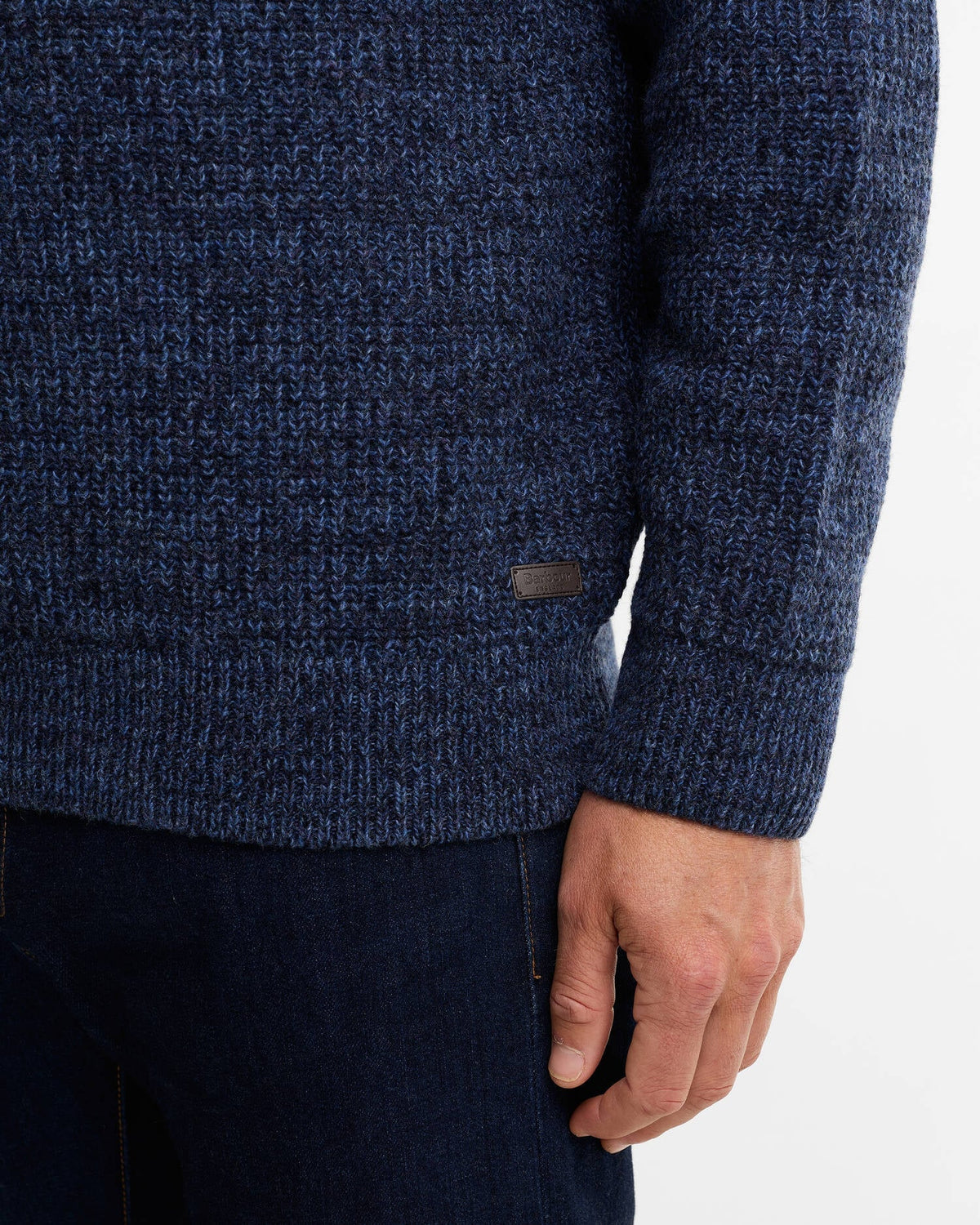 Barbour Horseford Crew Neck Jumper - Navy-Men's Sweaters-Brooklyn-Vancouver-Yaletown-Canada