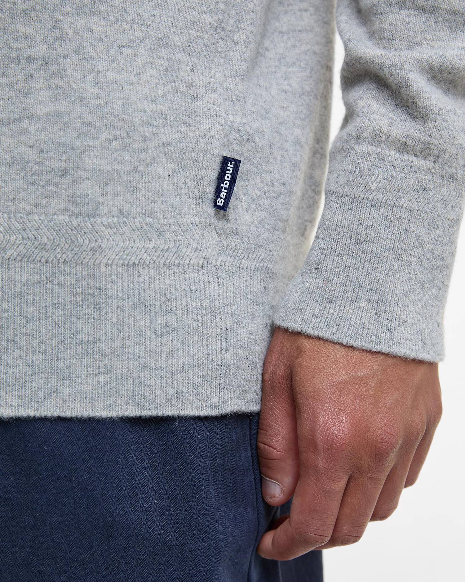 Barbour Waterbury Crew Neck Sweater - Mist-Men&#39;s Sweaters-Brooklyn-Vancouver-Yaletown-Canada