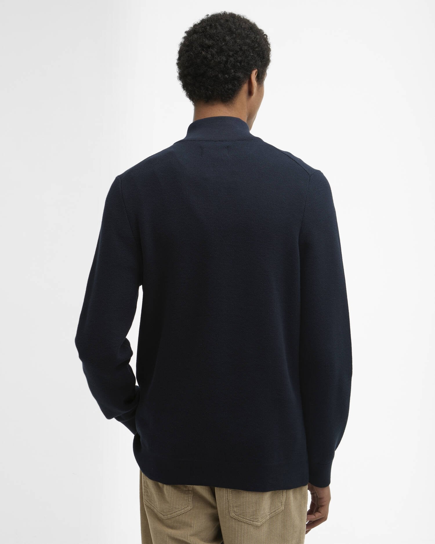 Barbour Honeycomb Hz - Navy-Men's Sweaters-Brooklyn-Vancouver-Yaletown-Canada
