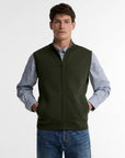Barbour Marcus Knitted Gilet - Olive-Men's Sweaters-Brooklyn-Vancouver-Yaletown-Canada