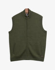 Barbour Marcus Knitted Gilet - Olive-Men's Sweaters-Brooklyn-Vancouver-Yaletown-Canada