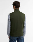 Barbour Marcus Knitted Gilet - Olive-Men's Sweaters-Brooklyn-Vancouver-Yaletown-Canada
