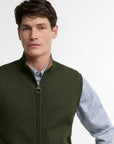 Barbour Marcus Knitted Gilet - Olive-Men's Sweaters-Brooklyn-Vancouver-Yaletown-Canada
