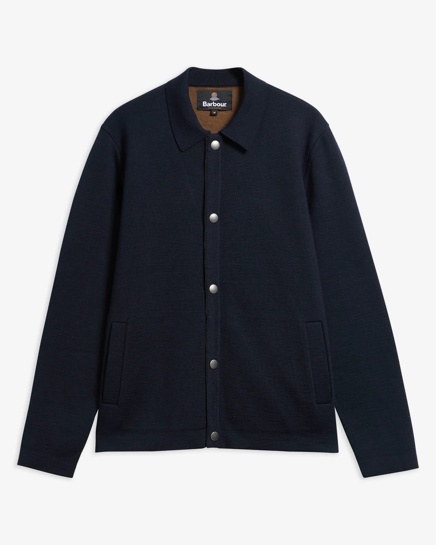 Barbour Florcombe Knitted Cardigan - Navy-Men's Sweaters-Brooklyn-Vancouver-Yaletown-Canada