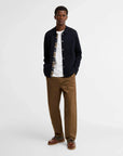 Barbour Florcombe Knitted Cardigan - Navy-Men's Sweaters-Brooklyn-Vancouver-Yaletown-Canada