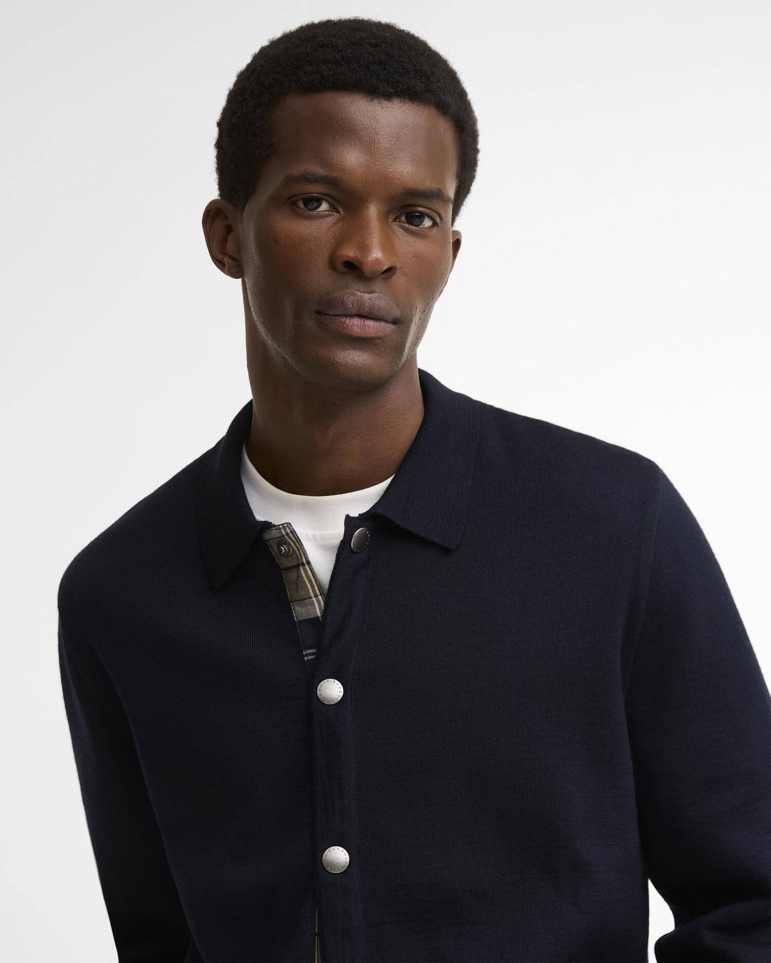 Barbour Florcombe Knitted Cardigan - Navy-Men's Sweaters-Brooklyn-Vancouver-Yaletown-Canada