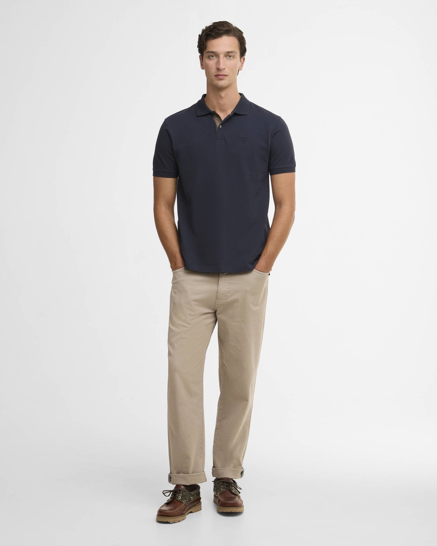 Barbour Pima Crew - Navy-Men's Sweaters-Brooklyn-Vancouver-Yaletown-Canada