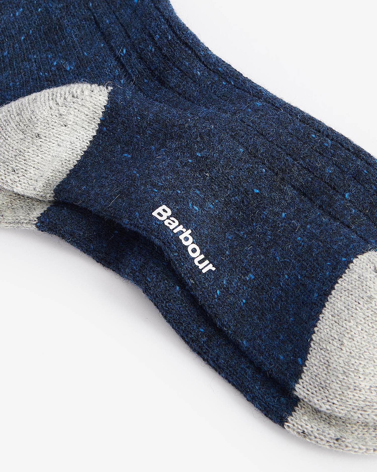 Barbour Houghton Socks - Navy/Grey-Men's Accessories-Brooklyn-Vancouver-Yaletown-Canada