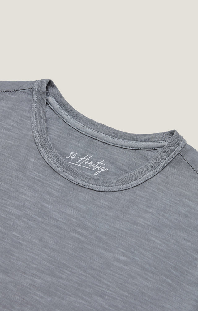 34 Heritage Slub Crew Neck Tshirt Monument Grey-Men&#39;s T-Shirts-Brooklyn-Vancouver-Yaletown-Canada