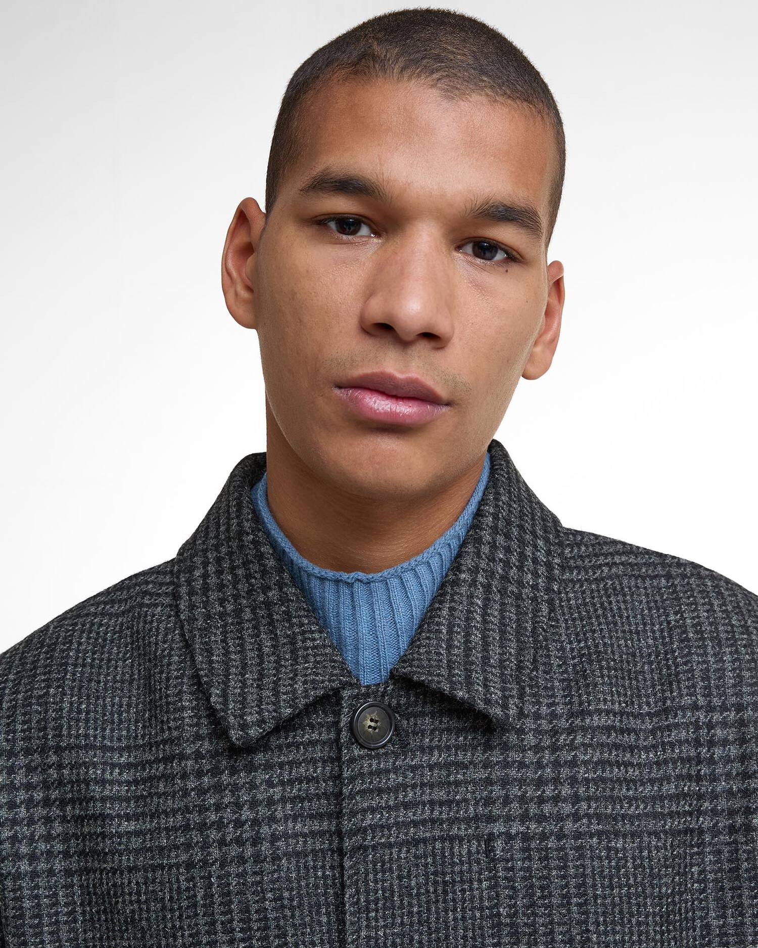 Barbour Lorden Wool Overcoat - Charcoal-Men&#39;s Coats-Brooklyn-Vancouver-Yaletown-Canada