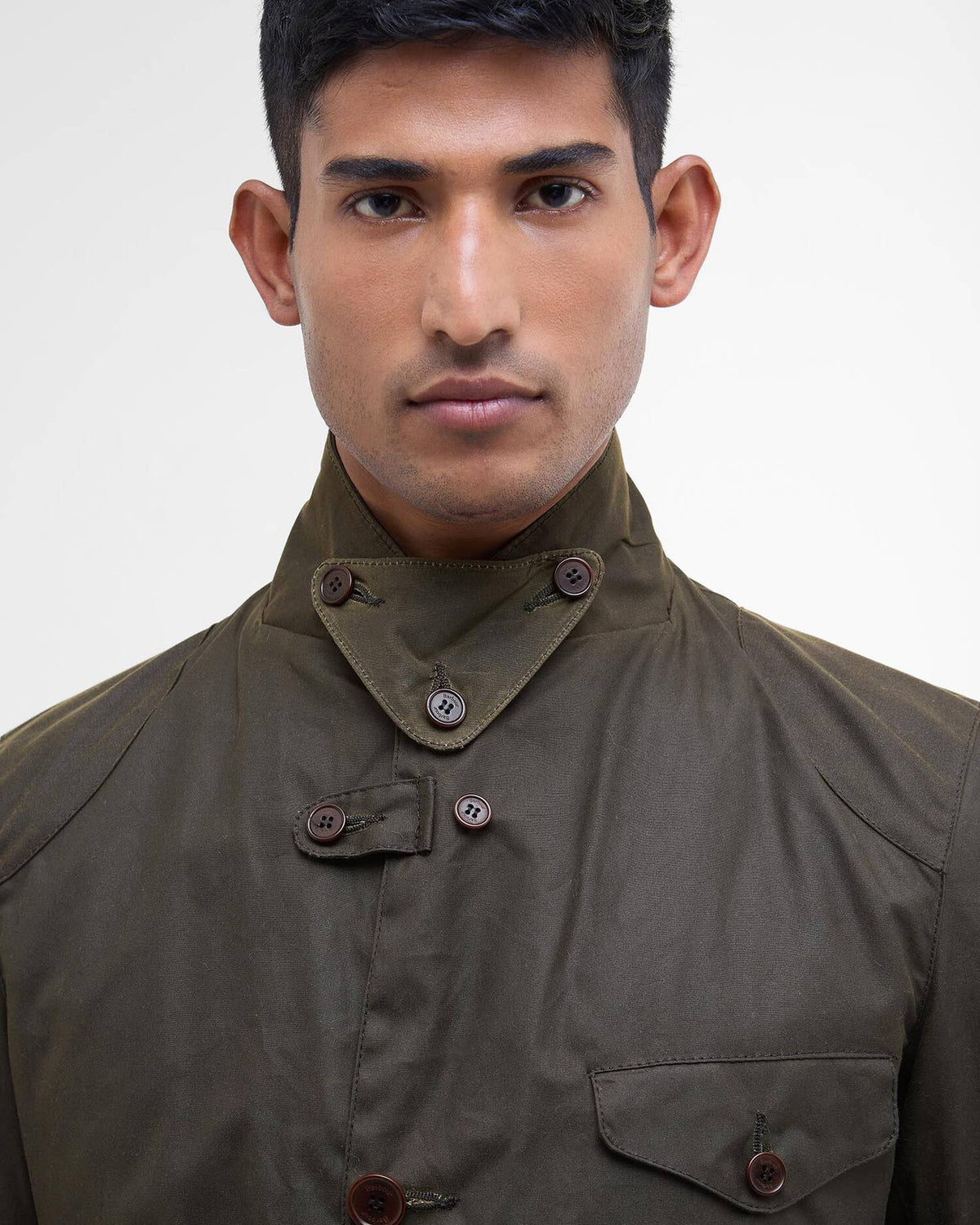 Barbour Beacon Sports Wax Jacket - Olive-Men's Jackets-Brooklyn-Vancouver-Yaletown-Canada