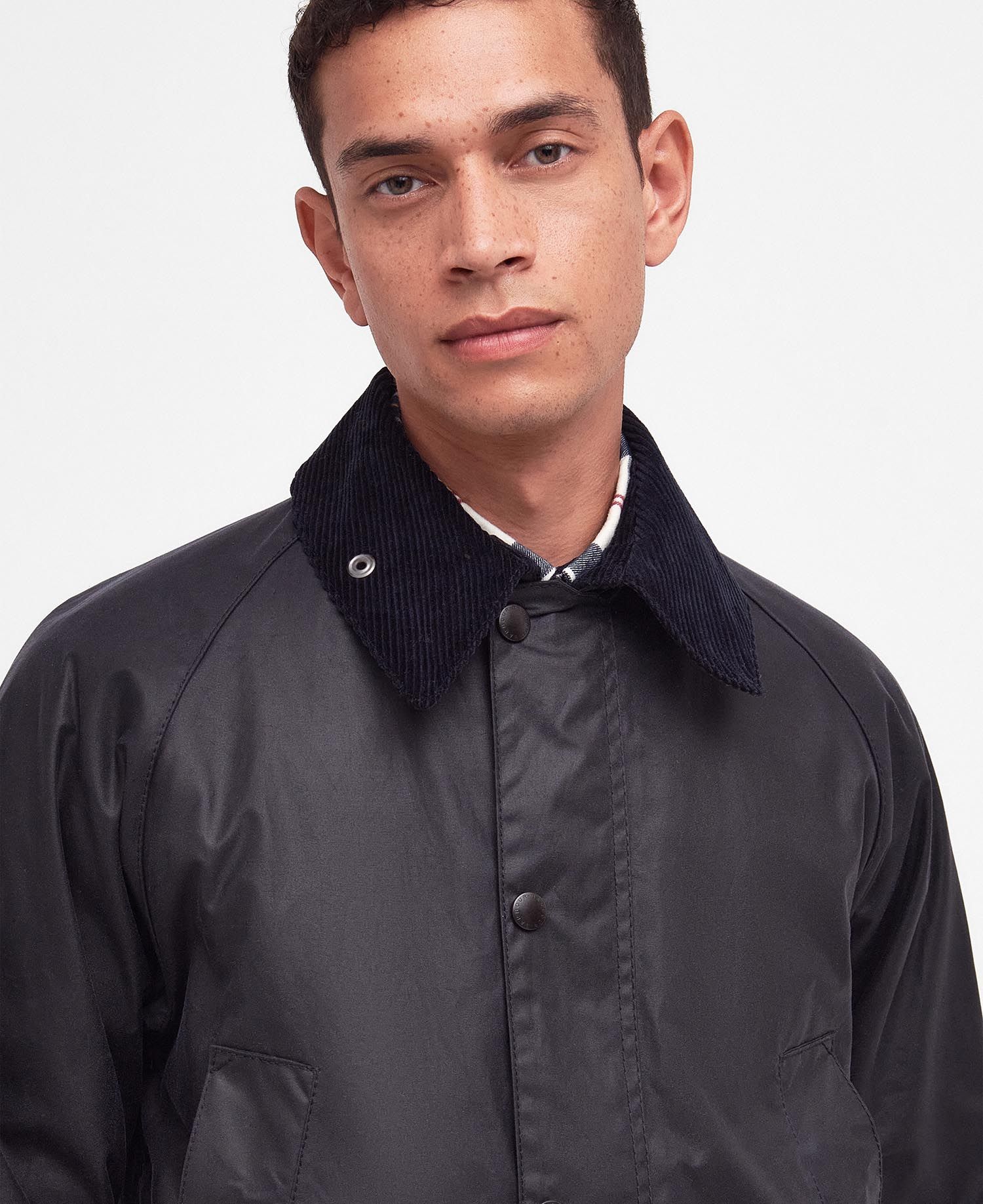 Barbour Bedale Wax Coat - Navy-Men's Coats-Brooklyn-Vancouver-Yaletown-Canada