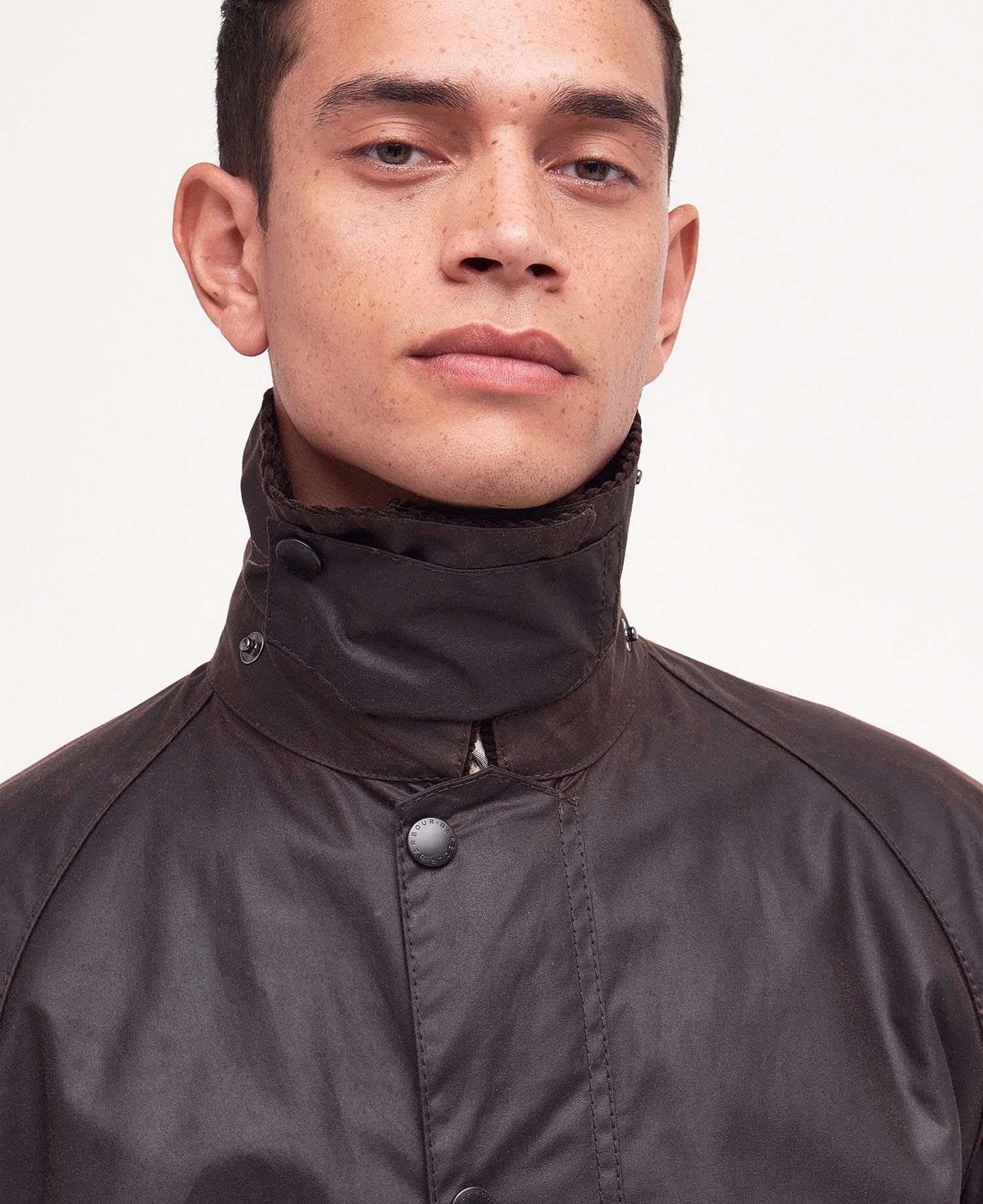 Barbour Bedale Wax Coat - Rustic-Men's Coats-Brooklyn-Vancouver-Yaletown-Canada