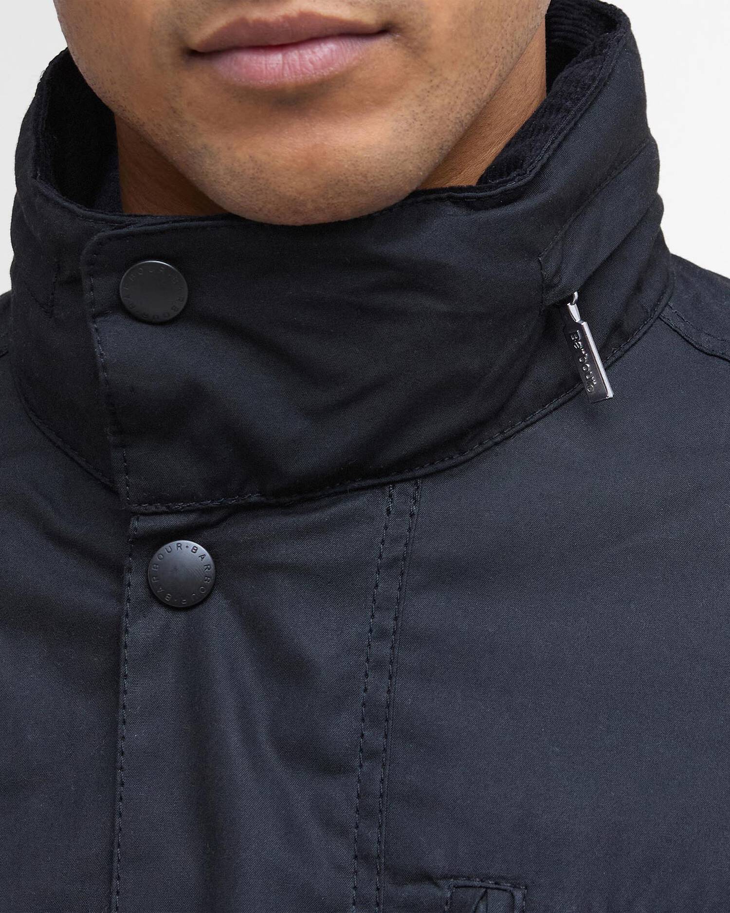 Barbour Sapper Wax Jacket - Black/Classic-Men&#39;s Jackets-Brooklyn-Vancouver-Yaletown-Canada