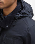 Barbour Sapper Wax Jacket - Black/Classic-Men's Jackets-Brooklyn-Vancouver-Yaletown-Canada