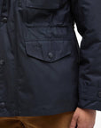 Barbour Sapper Wax Jacket - Black/Classic-Men's Jackets-Brooklyn-Vancouver-Yaletown-Canada