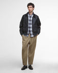 Barbour Modern Royston Wax Jacket - Navy-Men's Jackets-Brooklyn-Vancouver-Yaletown-Canada